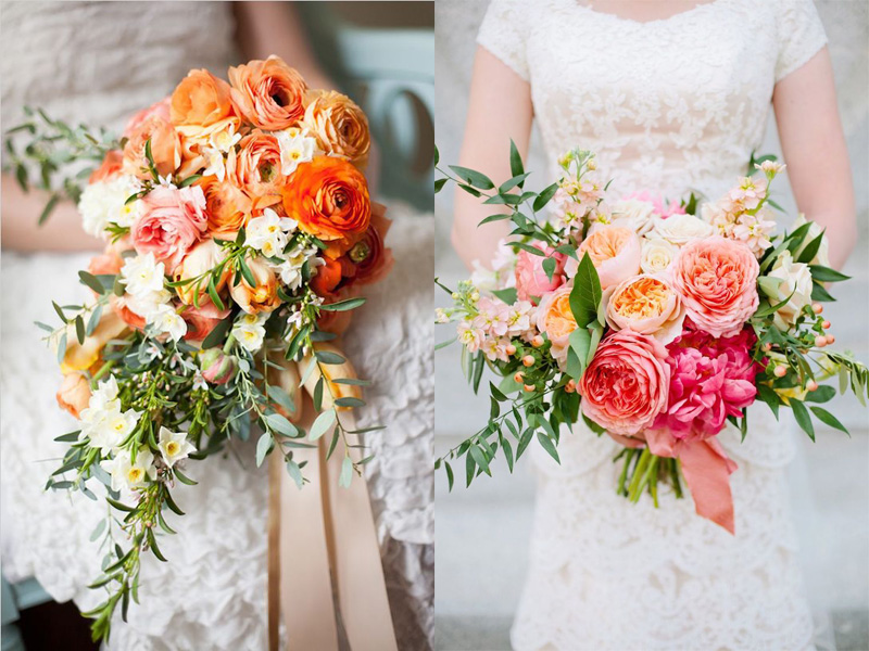 xu hướng hoa cưới