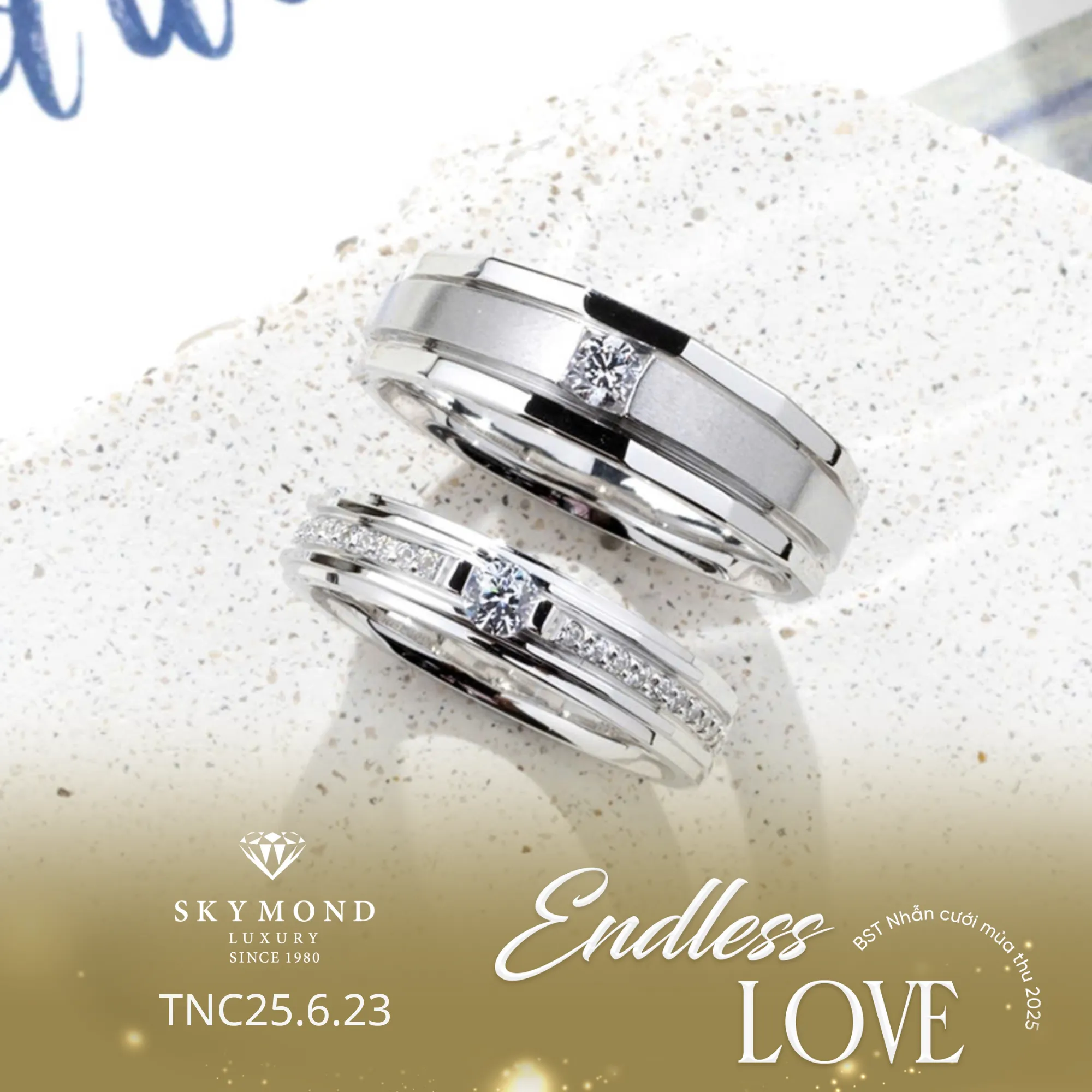 nhẫn cưới bạch kim