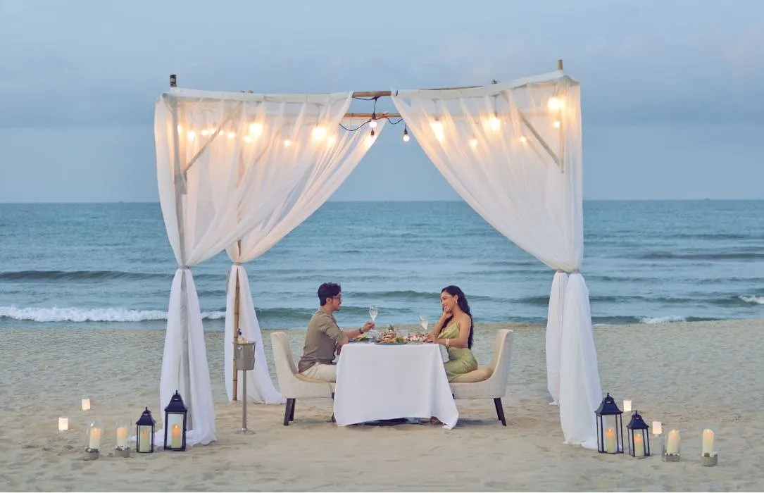 ăn uống trên bãi biển