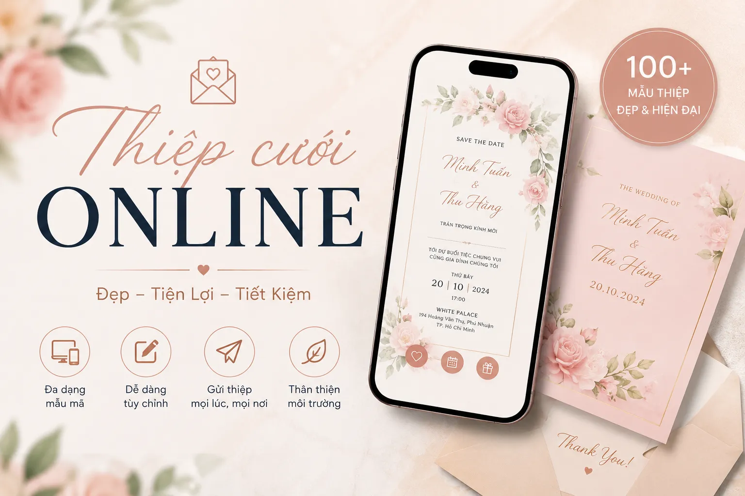 thiệp cưới online