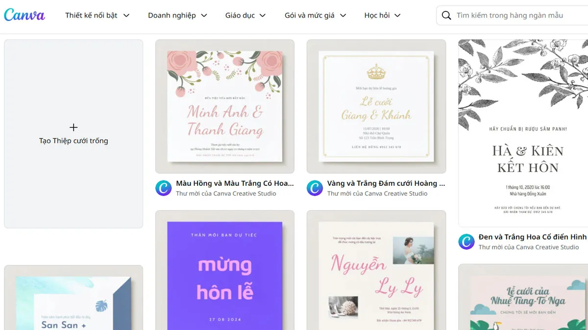 Bắt Trend 5 Phong Cách Thiết Kế Thiệp Cưới Online "Nhìn Là Muốn Đi" Hot Nhất Năm Nay